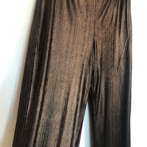 Gold Wide Leg Pants